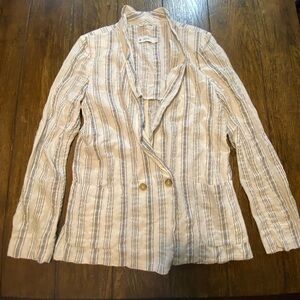 CLOSED Anthropologie Black And White Blazer Size Small B15